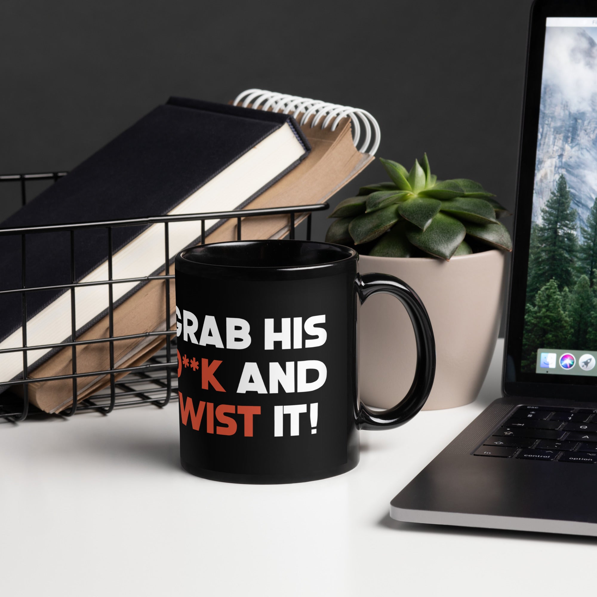 GRAB IT! Black Mug