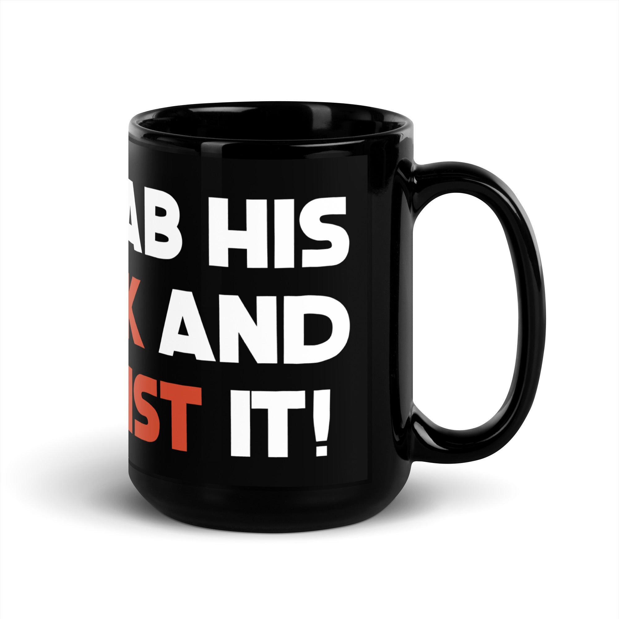 GRAB IT! Black Mug