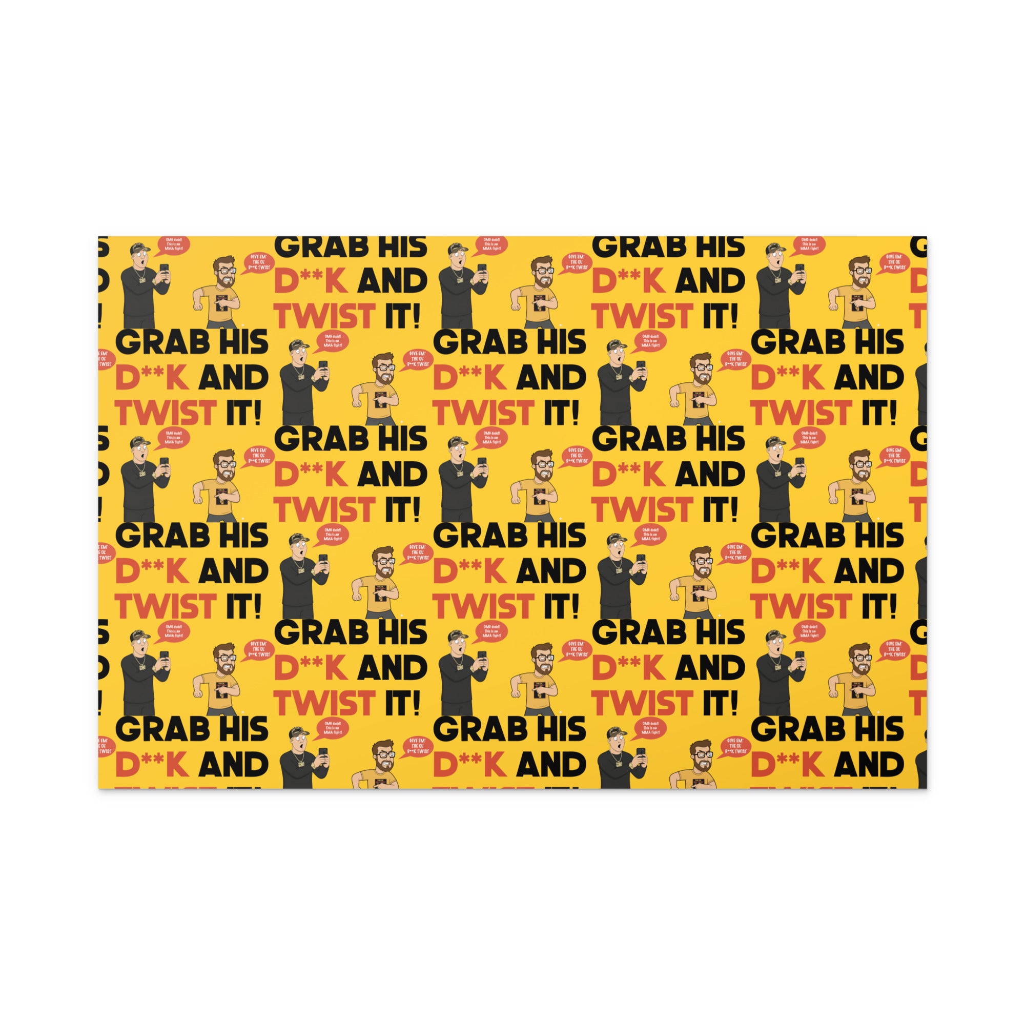 Dick Twist Gift Wrap Paper