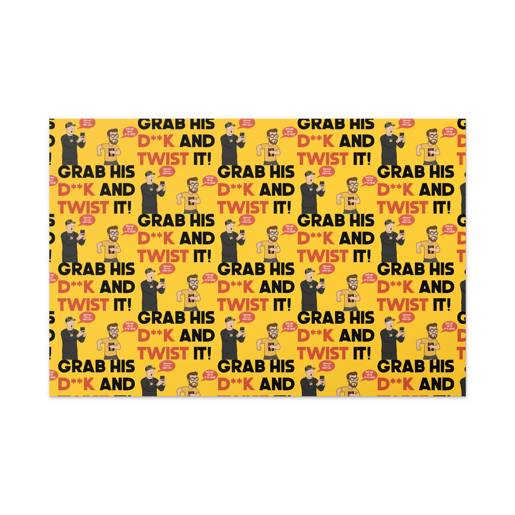 Dick Twist Gift Wrap Paper
