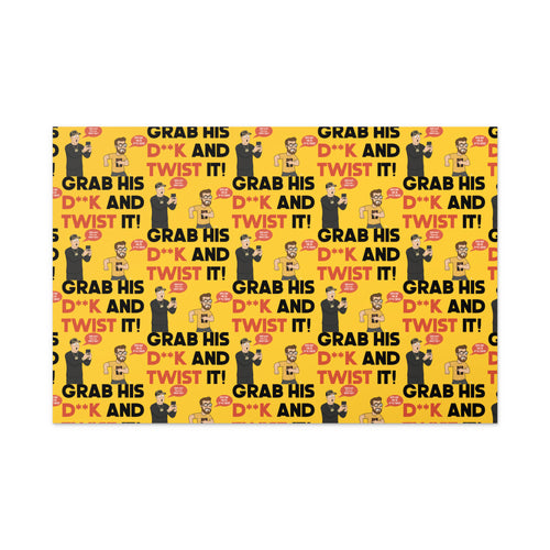 Dick Twist Gift Wrap Paper