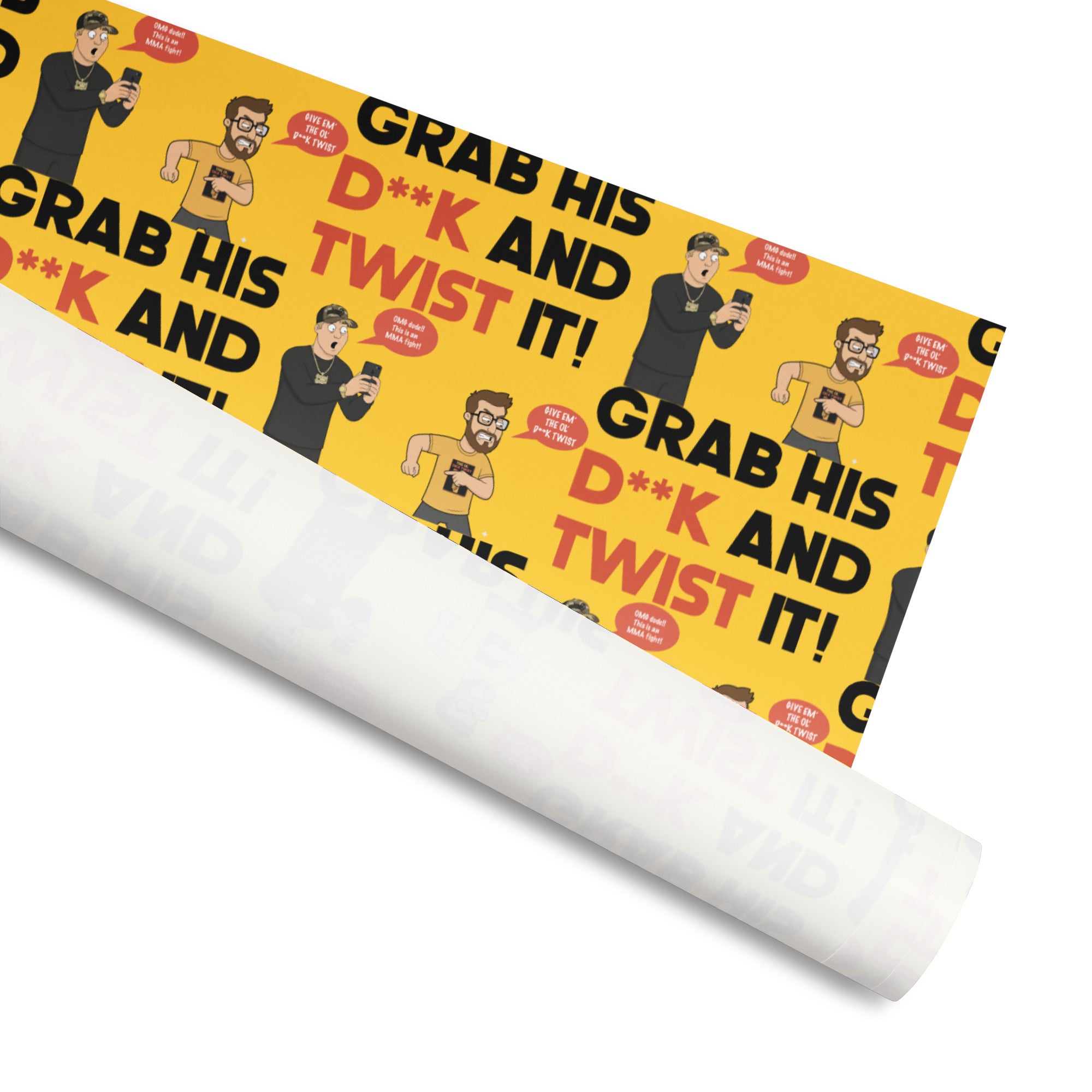 Dick Twist Gift Wrap Paper